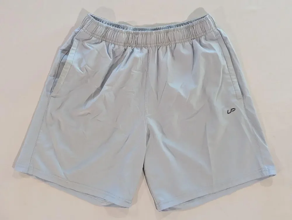 INIPRO Swim Shorts Mens M Gray Quick Dry Mesh Lined Drawstring Pockets
